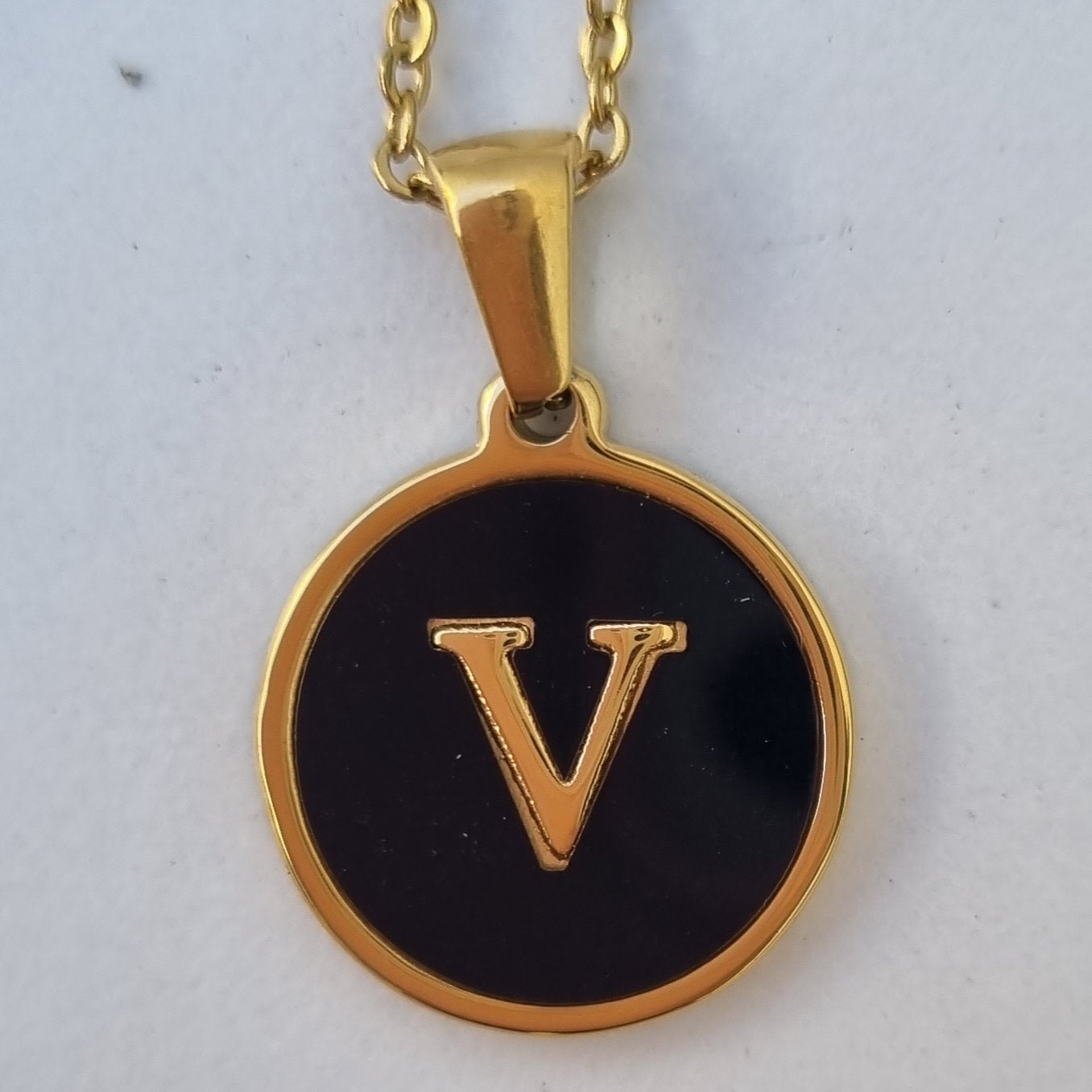 COLLAR ACERO ONIX INICIAL