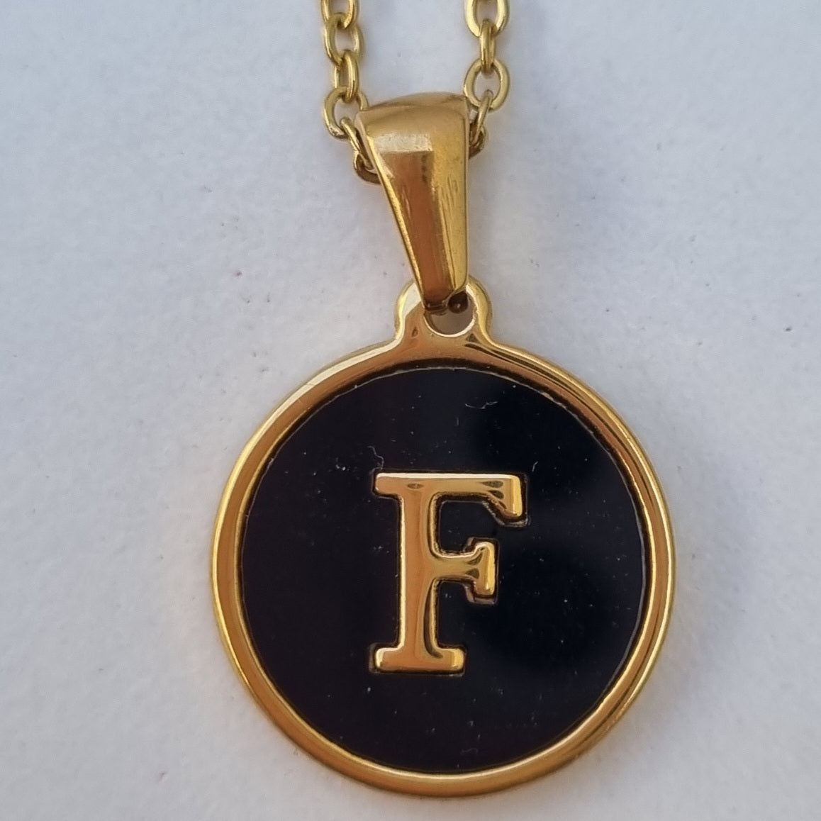 COLLAR ACERO ONIX INICIAL